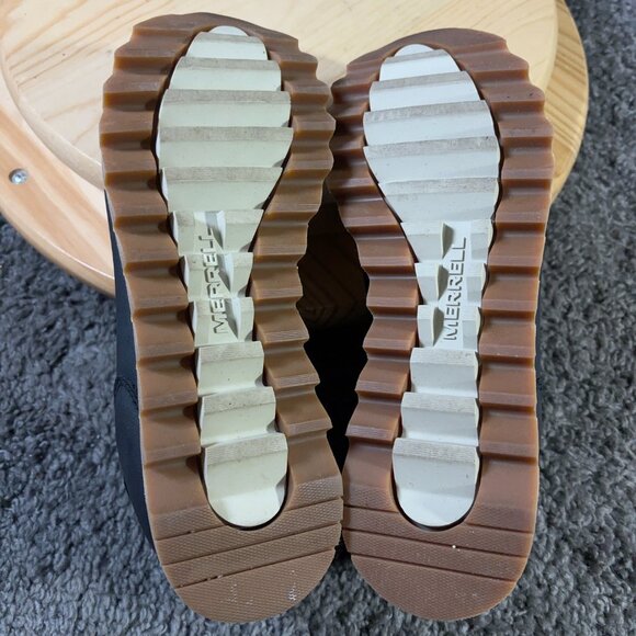 Merrell Alpine Chelsea Boots Womens Size 10 Black Leather Slip On Ankle Booties - Picture 8 of 8